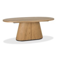 Vega Rustic Oak & Peppercorn 6 Seater Table