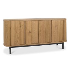 Vega Rustic Oak & Peppercorn Wide Sideboard