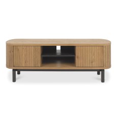 Vega Rustic Oak & Peppercorn Entertainment Unit