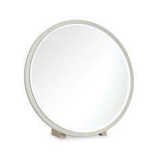 Larsen Scandi Oak & Soft Grey Vanity Mirror