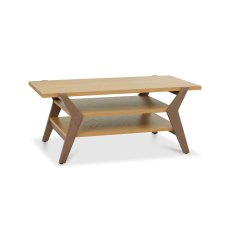 Kristen Oak & Light Weathered Oak Coffee Table