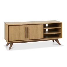Kristen Oak & Light Weathered Oak Entertainment Unit
