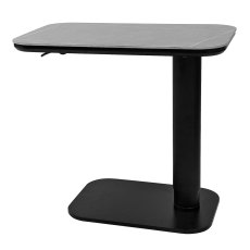 Riley Grey Sintered Stone Gas Lift Adjustable Sofa Table