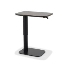 Riley Grey Sintered Stone Gas Lift Adjustable Sofa Table