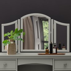 Alora Blue Grey Gallery Mirror