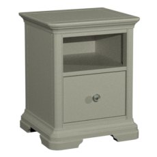 Alora Blue Grey 1 Drawer Bedside Table