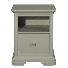 Alora Blue Grey 1 Drawer Bedside Table