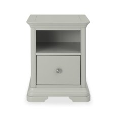 Alora Blue Grey 1 Drawer Bedside Table