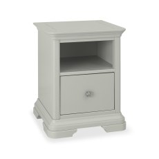 Alora Blue Grey 1 Drawer Bedside Table