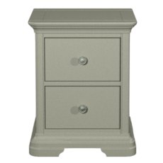 Alora Blue Grey 2 Drawer Bedside Table