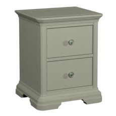 Alora Blue Grey 2 Drawer Bedside Table