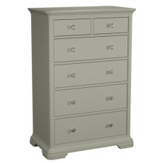 Alora Blue Grey 2+4 Tall Chest of Drawers