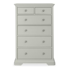 Alora Blue Grey 2+4 Tall Chest of Drawers