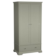 Alora Blue Grey Double Wardrobe