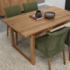Delta Rustic Oak 4-6 Extension Dining Table