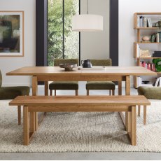 Delta Rustic Oak 6-8 Extension Dining Table