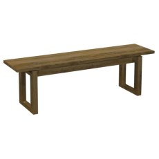Delta Rustic Oak Dining Bench