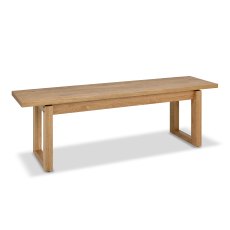 Delta Rustic Oak Dining Bench