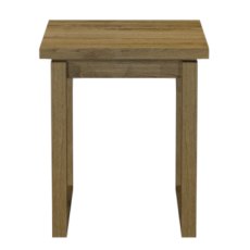 Delta Rustic Oak Lamp Table