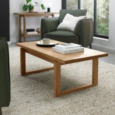 Delta Rustic Oak Coffee Table
