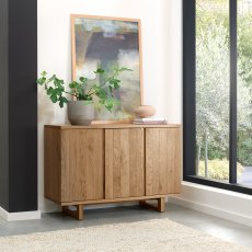 Delta Rustic Oak Narrow Sideboard
