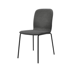 Felix - Grey Stackable Chair with Black Legs (4 in a Carton)