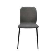 Felix - Grey Stackable Chair with Black Legs (4 in a Carton)
