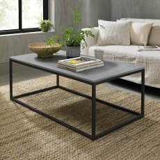 Sofia - Matt Grey Sintered Stone Coffee Table