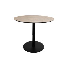 Modus - Matt Beige Sintered Stone Gas Lift Adjustable Coffee/Bistro Table