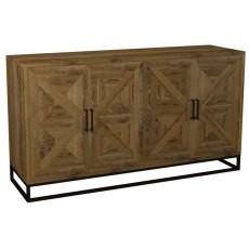 Indus Rustic Oak Wide Sideboard