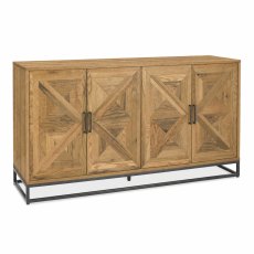 Indus Rustic Oak Wide Sideboard