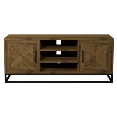 Indus Rustic Oak Media Unit