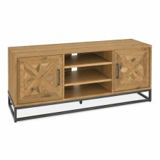 Indus Rustic Oak Media Unit