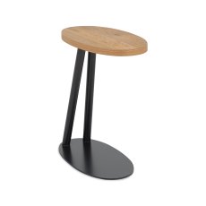 Vega Rustic Oak & Peppercorn Sofa Table