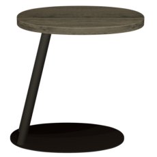 Vega Grey Oiled Oak & Peppercorn Sofa Table