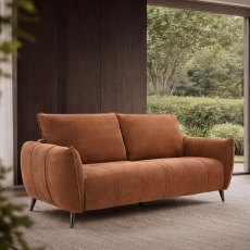 Elara Terracotta 3 Seater Sofa