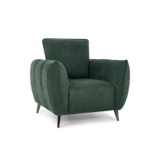 Elara Mint Green Armchair with Black Legs