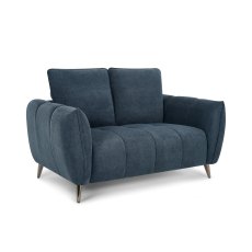 Elara Teal 2 Seater Sofa with Black Legs