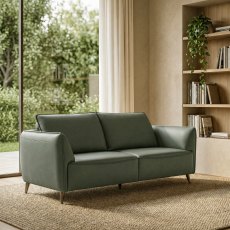Atlas Green 3 Seater Sofa