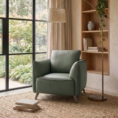 Atlas Green Armchair