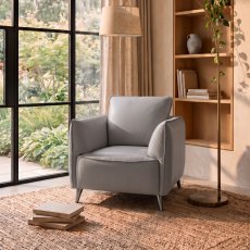 Atlas Light Grey Armchair