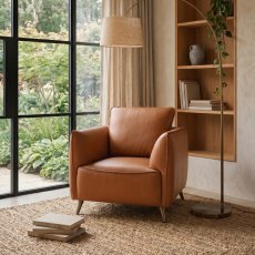 Atlas Tan Armchair