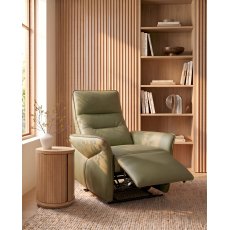 Enzo Green Recliner Armchair