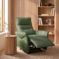 Enzo Green Recliner Armchair