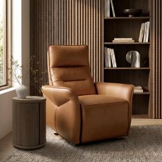 Enzo Tan Recliner Armchair