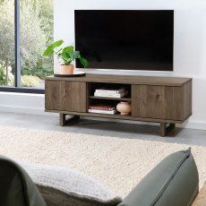 Delta Dark Oak Media Unit