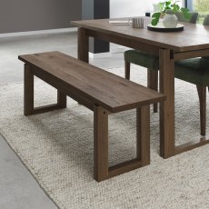 Delta Dark Oak Dining Bench