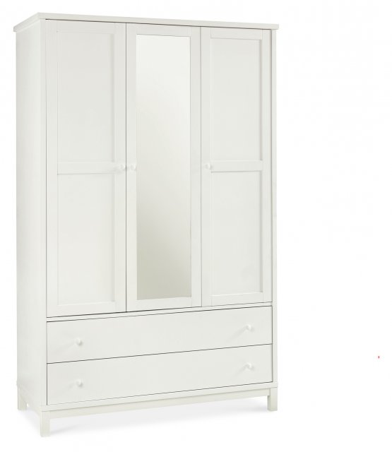 Gallery Collection Atlanta White Triple Wardrobe