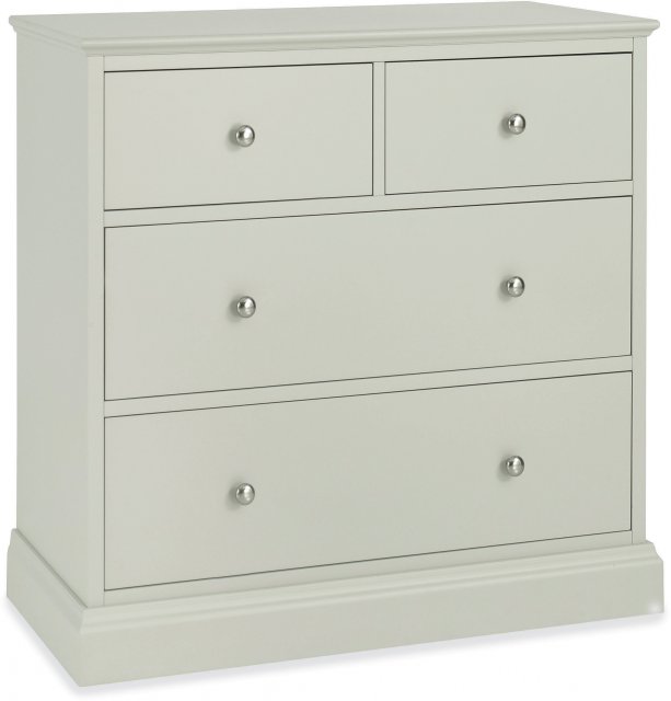 Premier Collection Ashby Soft Grey 2+2 Drawer Chest