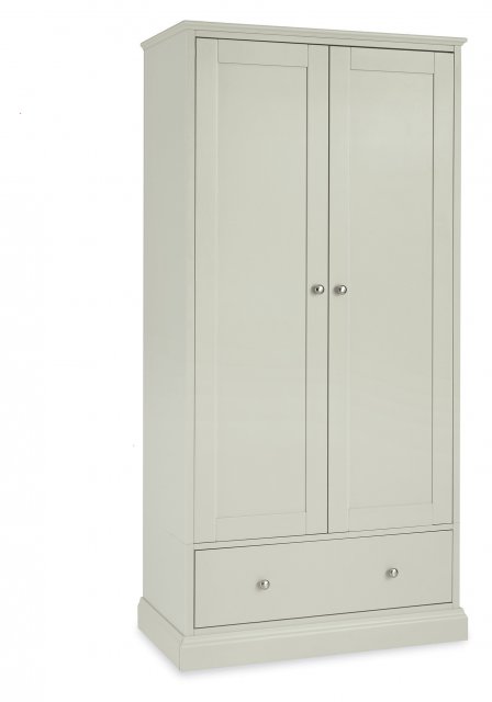 Premier Collection Ashby Soft Grey Double Wardrobe